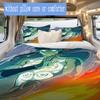 Korra Pattern Bedding,Quilt Set Quilt Cover Pillowcase Home Birthday Gift (1*duvet cover+2*pillowcase,without core)XSJT0917147