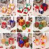 3Pcs Christmas Glowing Decoration Lighted Gift Boxes Set Xmas Lighting Box  Party Home Scene Layout