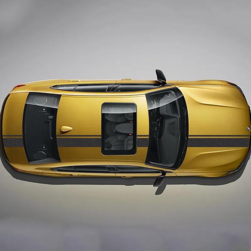 Комплект наклеек Длинная гоночная полоса на капот, крышу, багажник для BMW 3 серии M3 E90 F30 G20 Виниловые наклейки Аксессуары для тюнинга авто