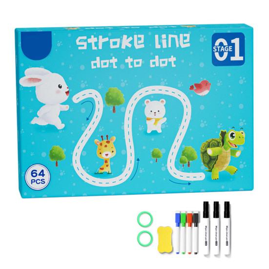 Детская книга для обучения управлению ручкой с ластиком для ручек, многоразовая, для дошкольников, для раннего обучения письму, для отработки навыков письма, для мальчиков и девочек, подарок