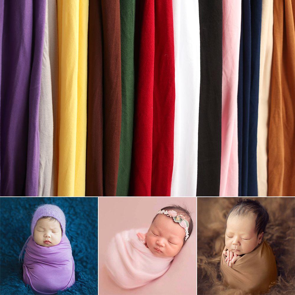 40*160cm Soft Shoot Backdrop Newborn Blanket Photography Props Baby Photo Wrap Swaddling
