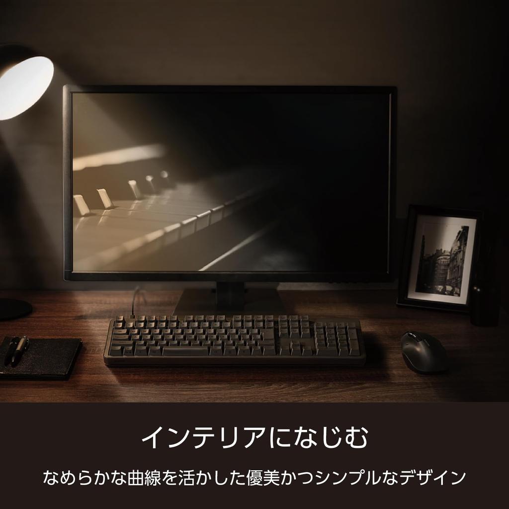 ELECOM механическая клавиатура Leggero бесшумная проводная полноразмерная поддержка ролловера 50 миллионов раз высокопрочный переключатель красная ось черная N-Key TK-MC50UKPBK