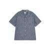 Levis Solid Color Comfortable Simple Short Sleeve Shirt Men Shirts Blue A8457-0008