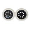 2Pcs Flexible Shopping Cart Wheels 6.3Inch Travelling Trolley Caster Portable Wheelchair Caster