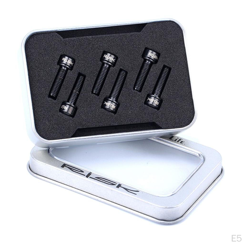 6 шт. Болты руля из титанового сплава Диаметр 8,4 мм