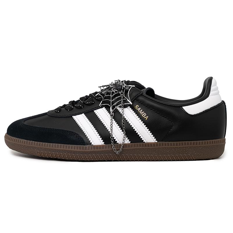 Adidas Originals SAMBA OG Dark Night Minimalist Style Abrasion Resistant Abrasion Resistant Low top Skateboard Shoes B75807(Team562- )