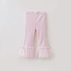 Mark Jenny Sweet Mesh Girls' Stretchy Flared Pants Baby Pants 2026 Spring New Style 560085