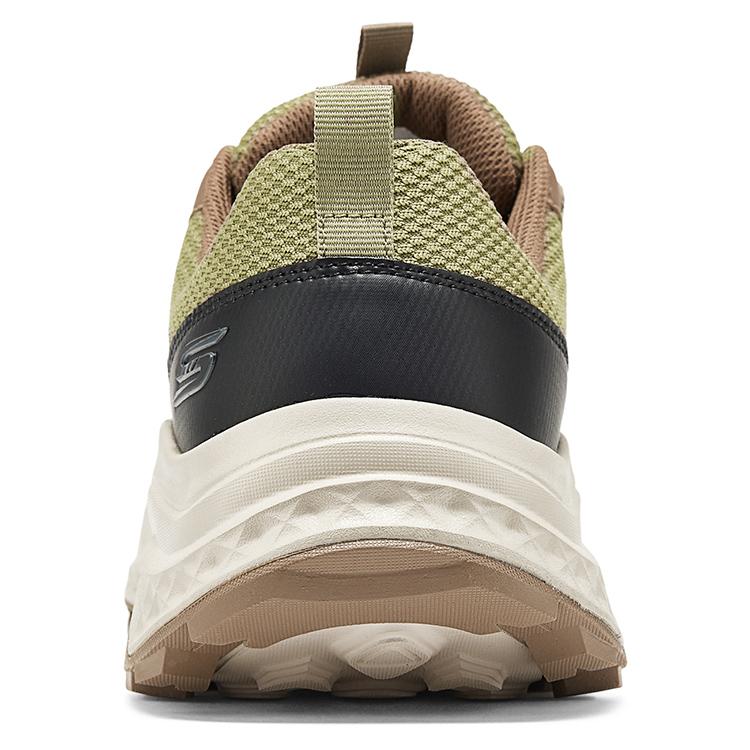 Skechers Мужские модные спортивные кроссовки Bobs с низким верхом для бега Мужские кроссовки Зеленый 118123-OLV