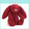 Плюшевая игрушка Jellycat Красный Заяц Бонни с коротким мехом для детей и коллекционеров