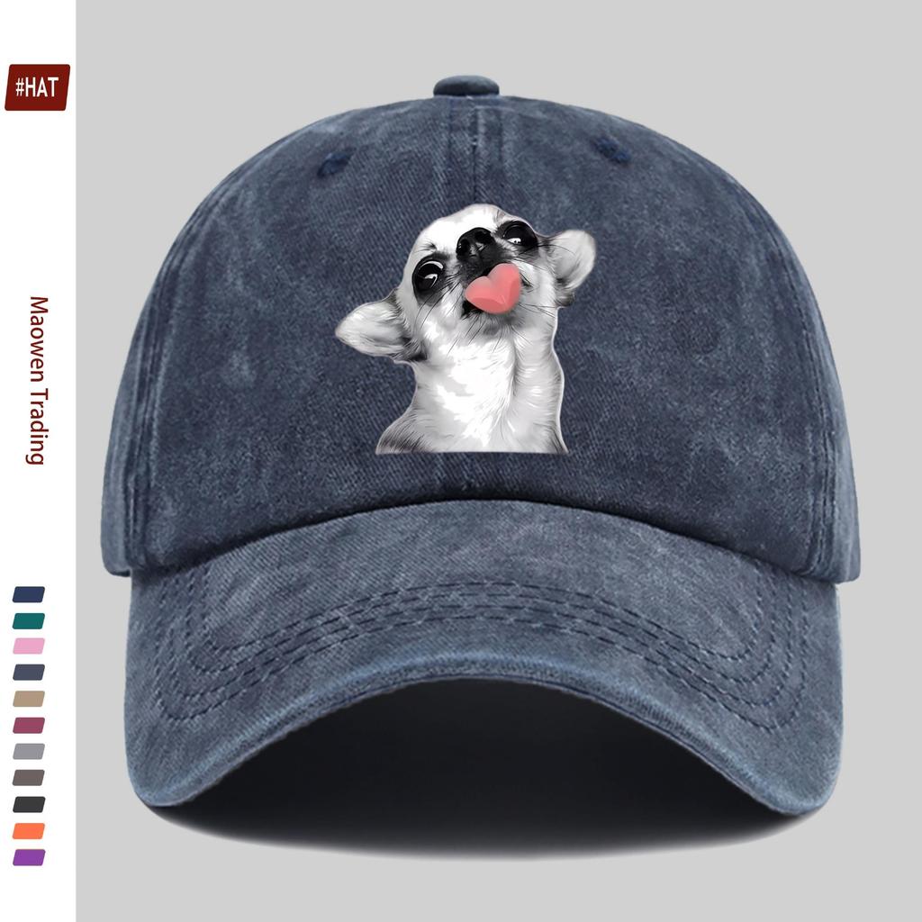 pc Cute Chihuahua WomenS Fashion Casual Sport Style Print Baseball with Trendy Print Design Sun Hat Party Decoration Hat Comfo