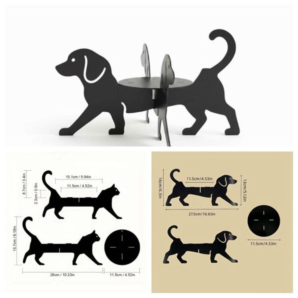 Desk Storage Display Rack Dog Shape Flower Pot Holder Cute Flowerpot Tray  Home