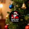 Рождественское подвесное украшение Забавные 67 Шесть Семь Рождественская елка Подвесные украшения Дом Рождество Новый год Вечеринка Украшение Подарки