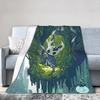 Плед Hollow Knight Фланелевый Игры Экшен Ультра-мягкий Плед-покрывало для Постельного белья Дивана Ковра на кровать