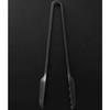 Yamazaki Tower Silicone Cooking Tongs, Black, W10 X D4.7 X H29cm, Dishwasher Safe, Floating Tips, Spoon Tongs, Pasta Tongs, 1776