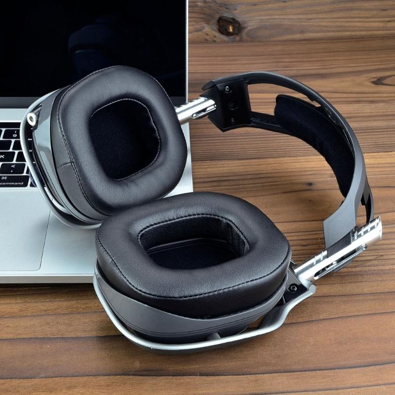 2xDurable Protein Ear Pads for Astro A40TR Headphone Sleeves Earmuff Easily Replaced Ear Pads Sleeves Cover Headband