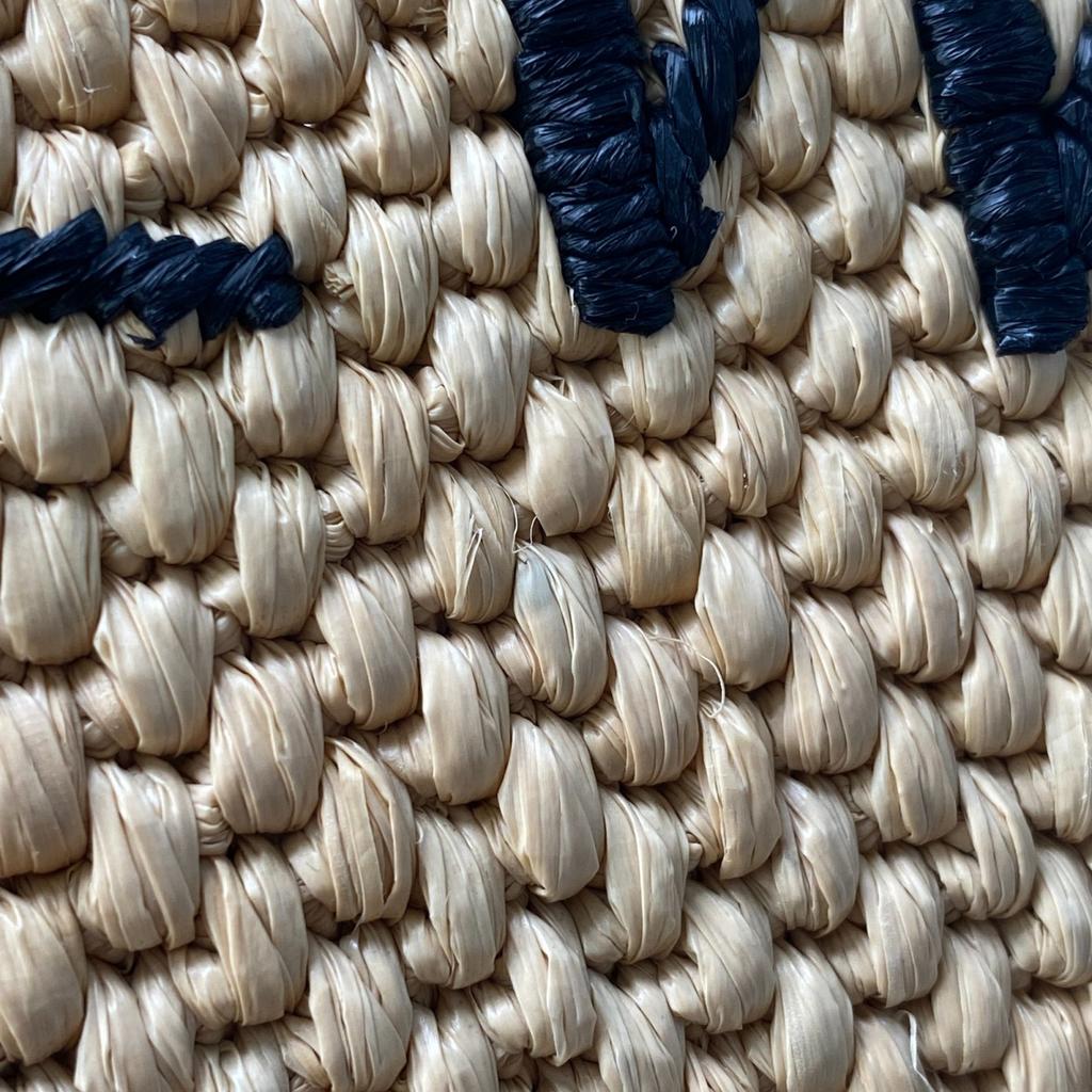 Used LOEWEShoulder Bag Brown leather/Raffia Women