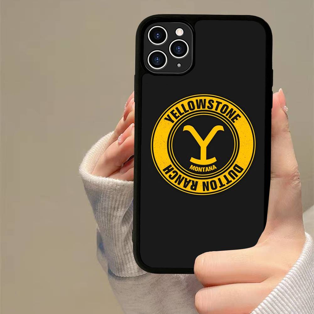 Popular Y-Yellowstone D-Dutton R-Ranch Phone Case For iPhone 16 Pro Max 15 14 Plus 14 13 12 11 17 PC+TPU Cases Back Cover