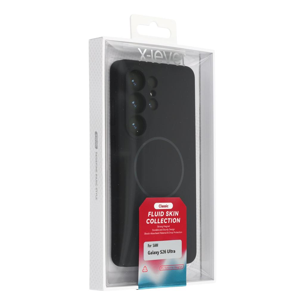 X-LEVEL For Samsung Galaxy S26 Ultra Magnetic Case Liquid Silicone Phone Back Cover Skin Touch