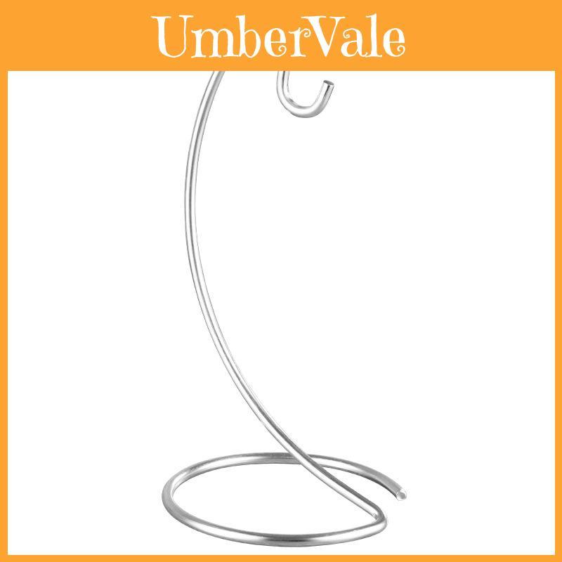 Portable Stainless Steel Banana Holder With Hooks For Kitchen Counter And Office Desk Use