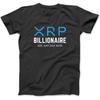 Футболка Свитшот Худи с изображением XRP Криптовалютного Миллиардера для Мужчин Женщин Детей Сделано в Канаде Черный