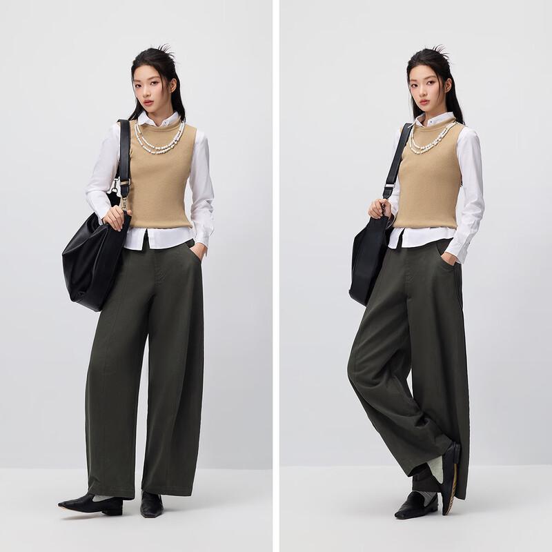 Женские свободные брюки Semir с изогнутыми штанинами