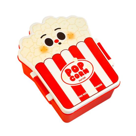 Ланч-бокс в форме гамбургера и чипсов, безопасный для пищевых продуктов, герметичный, не протекающий контейнер для еды, офисный ланч, ланч-бокс для сохранения свежести