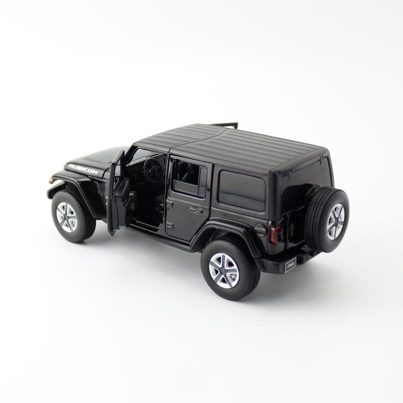 1/32 масштабная модель игрушечного автомобиля для Jeep Wrangler Rubicon, модель автомобиля из сплава, литая под давлением внедорожная игрушка со звуком и светом