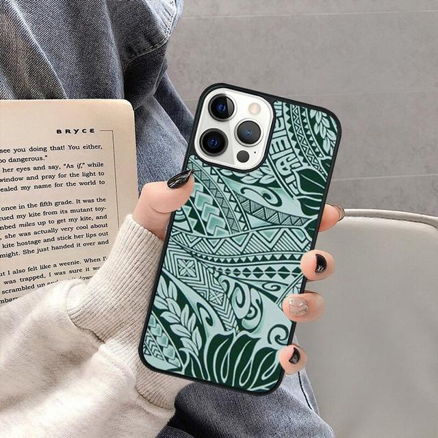 Maori Tribal Samoan Polynesian Phone Case for iPhone 17 Air 16 16e 15 13 14 11 12 Pro Max Plus coque fundas Shell