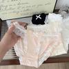 French Style Pure Lace Underwear for Women Breathable Seamless Sexy Low Waist Pure Cotton Crotch Women's Triangle Panties