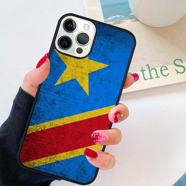 Congo Democratic Republic Flag Phone Case for iPhone 17 Air 16 PRO MAX 15 14 PLUS 12 11 13 coque Cover Fundas coque