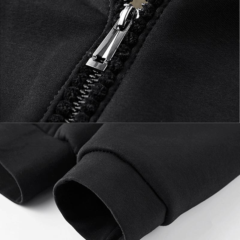 Мужские зимние флисовые комплекты, толстые толстовки + брюки, костюм, толстовка с капюшоном, спортивные костюмы