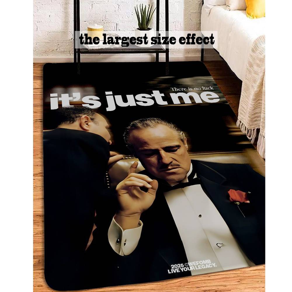 Movie Gangsters The Godfather Floor Mat Rectangle Anti-slip Home Soft Badmat Front Door Indoor Outdoor Mat Welcome Doormat