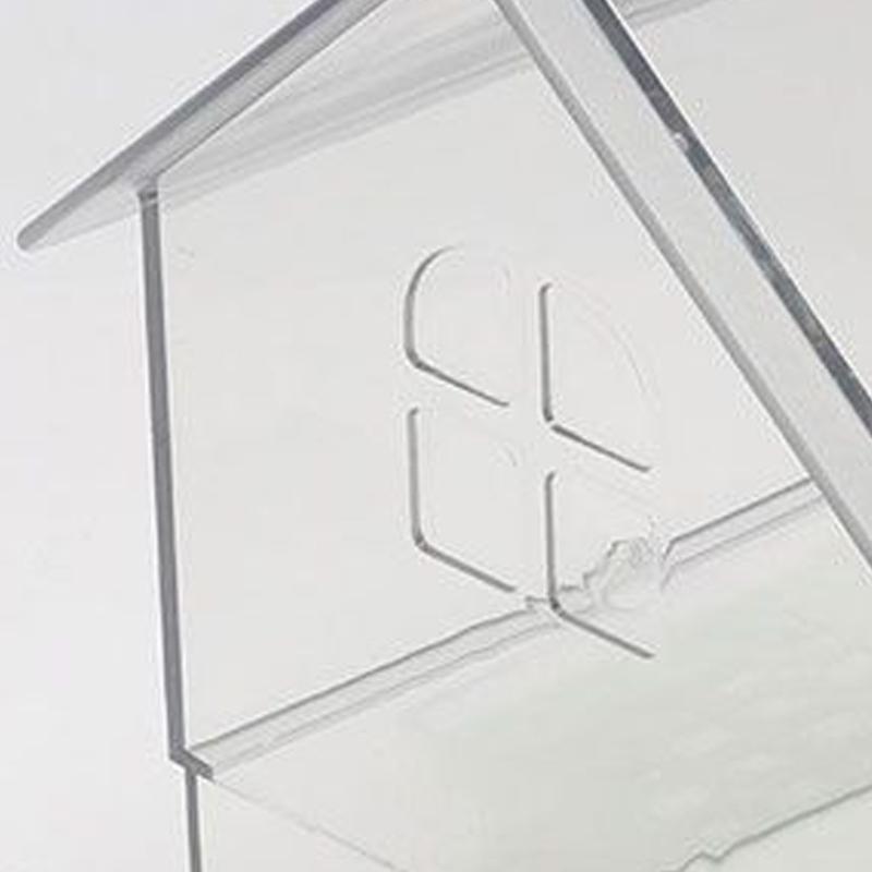 Долговечность Кормушки для птиц Две отдельные кормушки Прозрачный контейнер Легкое отслеживание Легко пополнять Устойчивая клетка