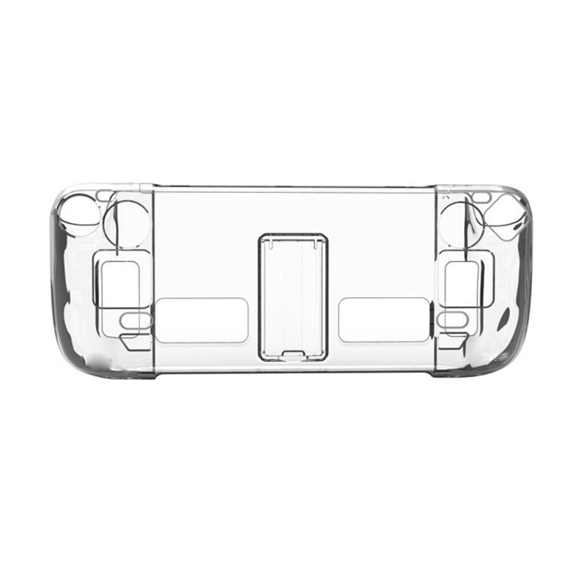 Твердый защитный чехол Прозрачный раздельный кристальный чехол с подставкой Совместимый для Steam Deck Game