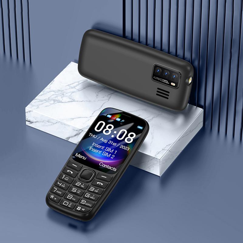 Новый C99 2G мини-телефон с экраном 2,4 дюйма, разрешением 240x320, двумя SIM-картами, двумя режимами ожидания, фонариком, мультимедиа, небольшим сотовым телефоном Type-C для пожилых людей или студентов