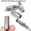 Quality Data Sync Converter Satellite Coax Connector F-Type Aerial Male Adapter F Female To TV Male