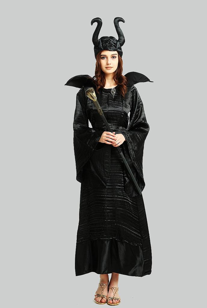 [Hosaku Co., Ltd.] Ведьма Призрак Спящая Красавица Малефисента Вампир Призрак Зомби Вампир Дьявол Костюм Женский Маскарадный костюм (Ведьма 3)