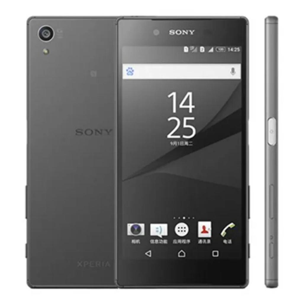 Восстановленный Sony Xperia Z5 Оригинальный 4G LTE 3 ГБ ОЗУ 32 ГБ ПЗУ Сканер отпечатков пальцев Разблокированный смартфон