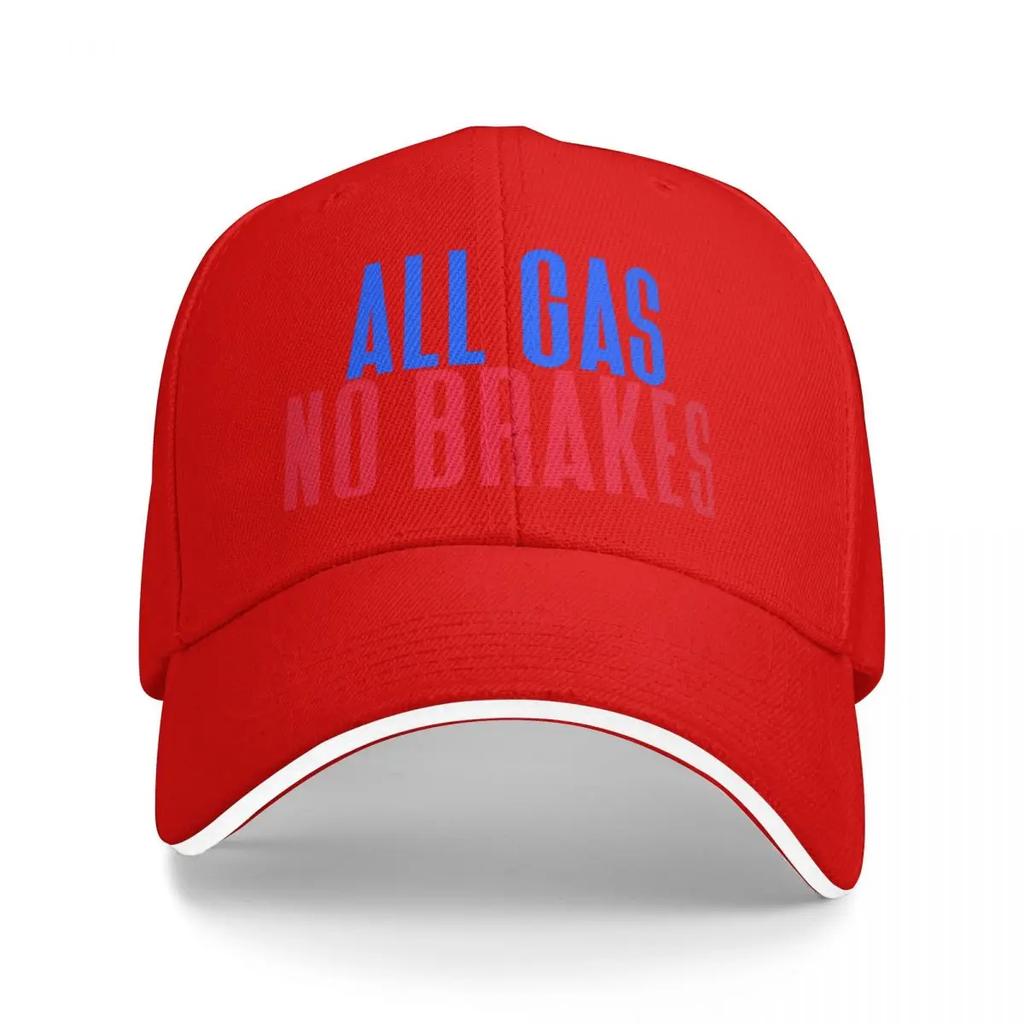 All Gas No Brakes Andrew Callaghan Baseball Cap Visor Christmas Hat Golf Cap Funny hats For Women Unisexs