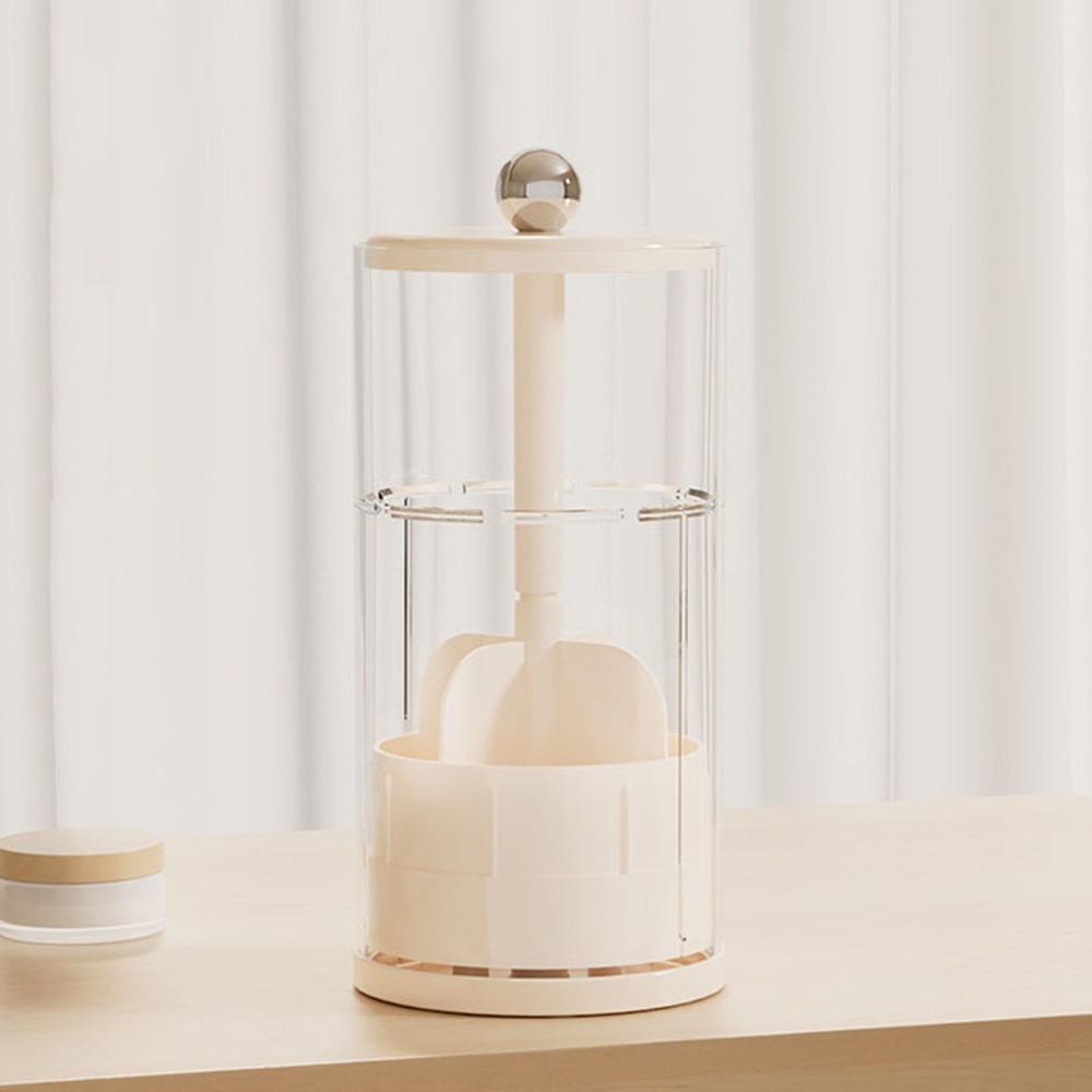 Пластиковый ящик для хранения косметики большой вместимости, туба для хранения кистей для макияжа, ванная комната