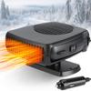 2 In 1 Car Heater, 12V 150W Automobile Windscreen Fan with Fast Heating Defrost for Auto Ceramic Heater Fan