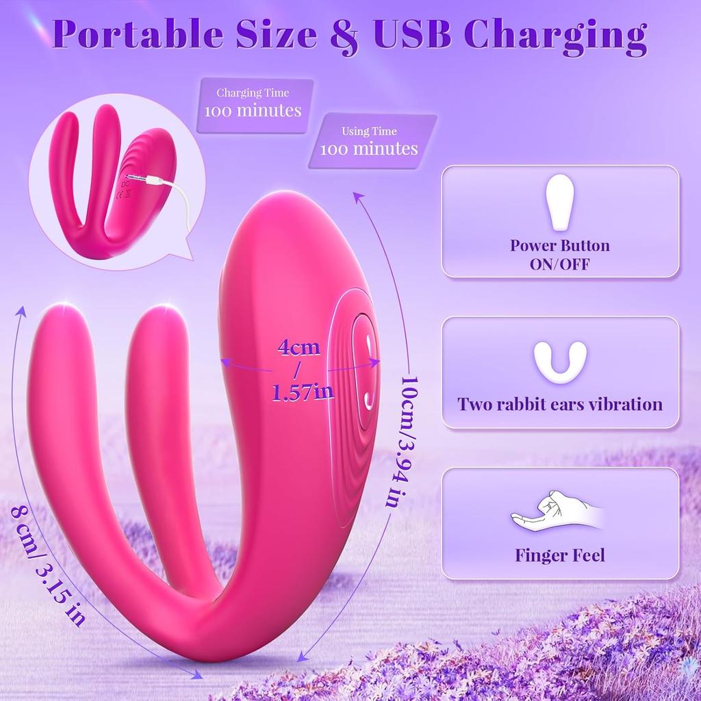 Wearable Remote Control Vibrator Adult Sex Toys for Women Couples Female Sex Toy G Spot Vibrater Clitoral Penis Vibrators with 10 Powerful Vibrating