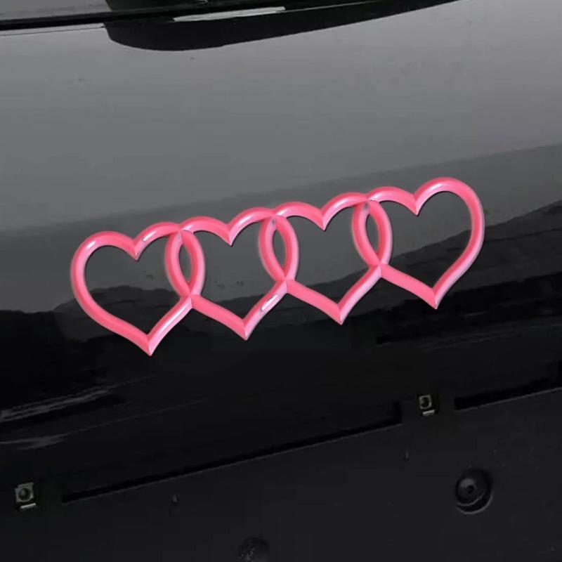 2026 Car Love Heart Logo Rear Trunk Tail Label Badge Emblem Decal For 4YTFG A4 A3 A5 A6 A4L B8 B7 B9 C6 C7 Replacement Car Accessories