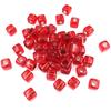 20pcs 8mm Fashion Acrylic Transparent Round Corner Cube Beads for Necklace Bracelet Making DIY Jewelry Accessories