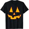 Pumpkin Halloween Shirts for Men Women Jack O Lantern Face T-Shirt Funny Cartoon TShirt ONeck Casual Unisex Black White