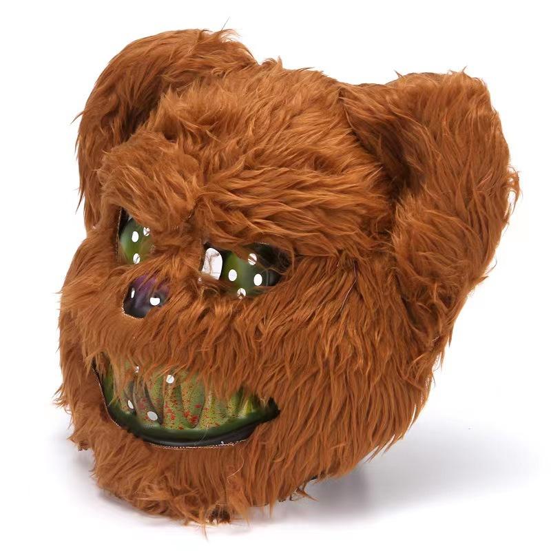 Фаршированная маска медведя, Хэллоуин, выпускной, маски животных