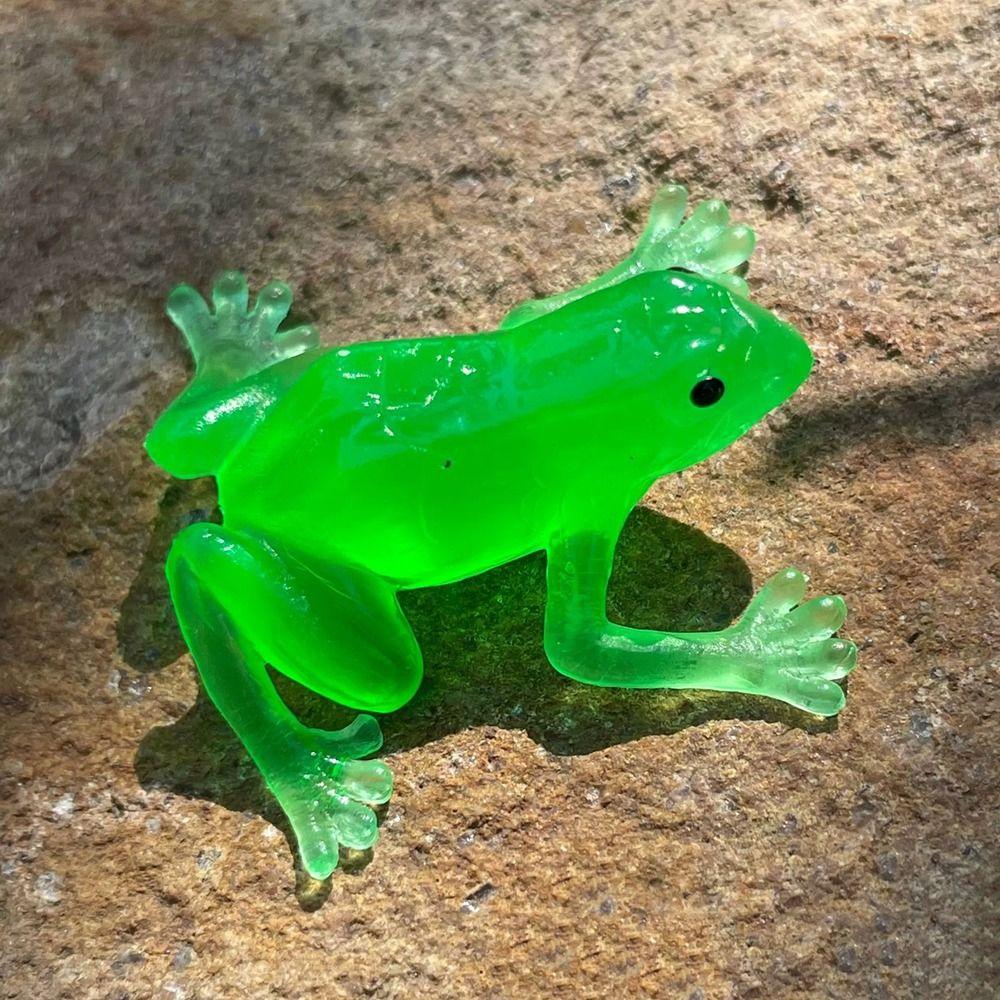 Buoyant Water Animal Toy Squeeze Frog Toys Frogs Model Toy Spoof Simulation Frog Model Squeeze Frog