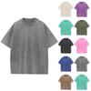 Mens T Shirts Casual Short Sleeve Shirts Gradient Neck Soft Loose Fit Graphic Tees Summer Tshirts For Men