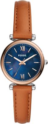 Часы CARLIE MINI ES4701 оригинальные импортные коричневые [Fossil] женские