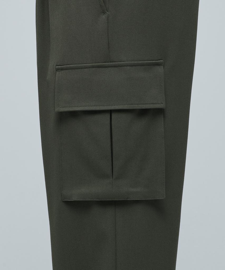 MUSINSA STANDARD Wide Banded Cargo Slacks [Dusty Khaki]
